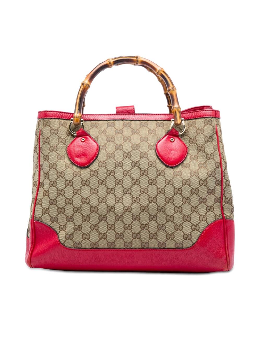 Gucci Gg Canvas Bamboo Diana Tote Pre- #358876G69B